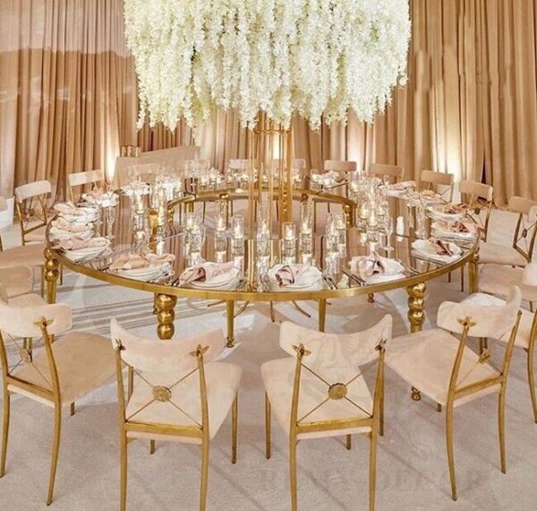 raskladnoj stol polumesyac dlya banketov v ukraine wholesale wedding event stainless steel dining
